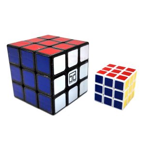 Bufftee Rubik's Cube 3x3 Regular & Baby Rubik's Cube Combo Puzzle Fidget