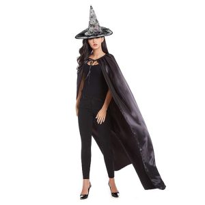 purpleX The Witch Or Wizard Halloween Costume Adults Outfit-Hat & Cape