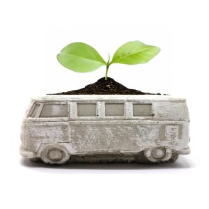 Palm Gardens VW Peace Combi Mini Pot Taxi Plant Pot