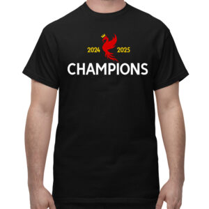 Bufftee League Champions 2024-2025 Liver-Bird Away Supporters Jersey Style T-shirt