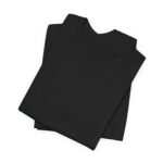 bufftee plain t-shirt black Folded-7.jpg