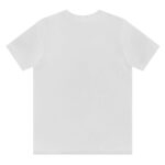 bufftee plain t-shirt white back