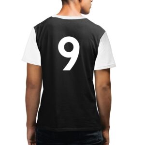 Bufftee Individual Soccer Kit - Number 9 Strikers Jersey & Soccer Shorts