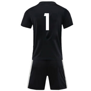 Bufftee Individual Junior Soccer Kit -Number 1 Goalkeeper Jersey & Shorts Kids